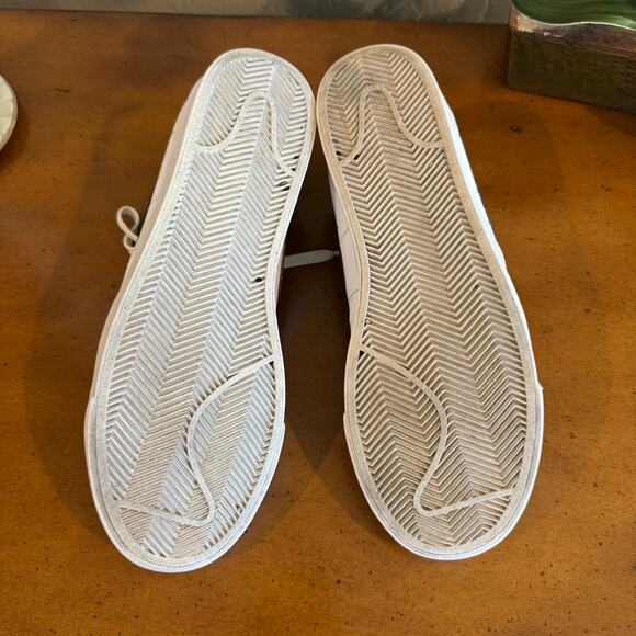 Nike Women’s Blazer Low Leather Sneakers White/Black Croc – Size 10 - Picture 5 of 8